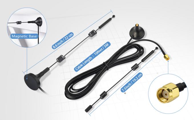 مكاسب عالية Gsm 2.4 جيجا هرتز Ts9 هوائيات الهاتف المحمول Hua Wei ذات العلامات التجارية 3g 4g Lte هوائي Wifi 3