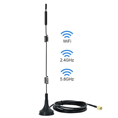 WiFi 2.4GHz 5GHz 5.8GHz هوائي قاعدة مغناطيسي لجهاز مراقبة كاميرات المراقبة اللاسلكية