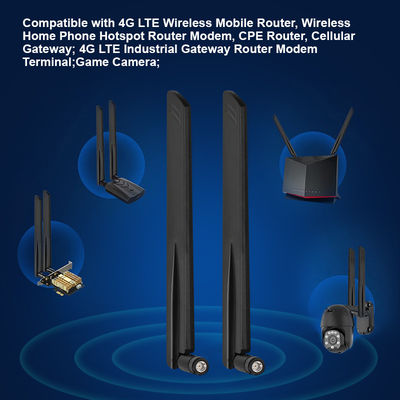 الهوائي ذو الفائدة العالية 12dbi 5g سما قابل للتلاعب 600-6000Mhz نقل إشارات مستقرة هوائي 5G أومني لجهاز التوجيه المحمول اللاسلكي