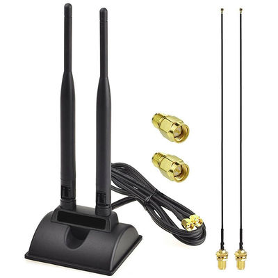 2.4GHz 5GHz النطاق المزدوج الهوائي لاسلكي الاتصالات WiFi الهوائي SMA قاعدة مغناطيسية لبطاقة الشبكة PCI-E محول USB