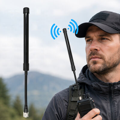 هوائي تكتيكي CS 433-510MHz الهوائي الراديوي ذو الفائدة العالية لـ UV-K5 UV-K58 UV-K6 وغيرها من أجهزة الراديو المحمولة باليد